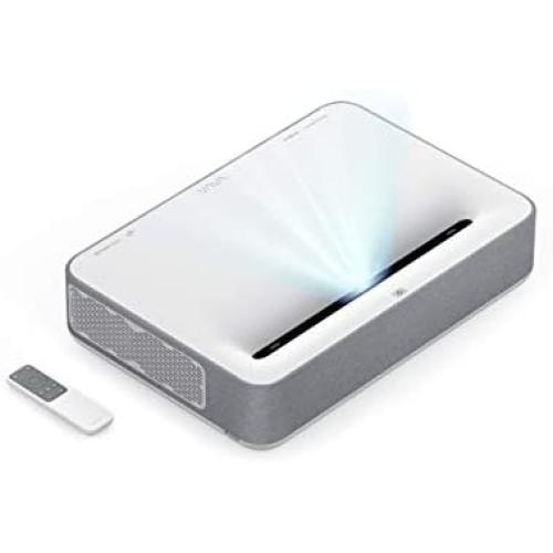 VAVA 4K UST Laser TV Home Theatre Projector | Bright 2500 ANSI Lumens | Ultra Short Throw | HDR10 | Built-in Harman Kardon Sound Bar | ALPD 3.0 | Smart Android System, White
