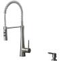 Giagni Fresco Stainless Steel Pull-Down Kitchen Faucet