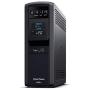 CyberPower CP1500PFCLCD PFC Sinewave UPS System, 1500VA/1000W, 12 Outlets, AVR, Mini Tower Black