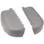 ISSYAUTO 2009-2015 Pilot Center Console Cover and Front Door Panel Armrest Cover Kit, Gray
