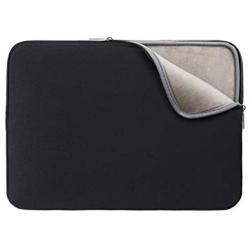 RAINYEAR 11-11.6 Inch Laptop Sleeve Protective Case Soft Lining Carrying Bag Padded Zipper Cover Compatible with 11.6'' MacBook Air for 11'' Notebook Computer Tablet Chromebook(Black,Upgraded Version)