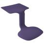 ECR4Kids - ELR-15810-EP The Surf Portable Lap Desk, Flexible Seating for Homeschool and Classrooms, One-Piece Writing Table for Kids, Teens and Adults, GREENGUARD [Gold] Certified, Eggplant