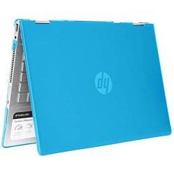 mCover Hard Shell Case for 14'' HP Pavilion X360 14-CDxxxx / 14-DDxxxx Series Convertible 2-in-1 laptops – HP-PX360-14CD Aqua