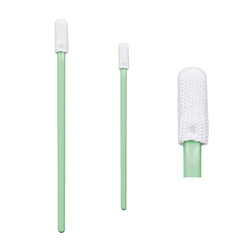 2.75'' Lint Free Microfiber Cleaning Swabs, for Electronics Cleaning, Precision Equipment, aotomotive Detailing, Gun Cleaning, Effective Cleaning for Thin Groove Space CK-MS759 (100)