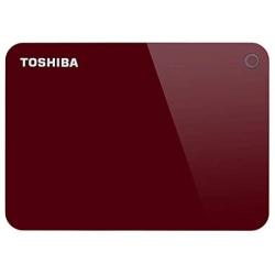 Toshiba (HDTC920XR3AA) Canvio Advance 2TB Portable External Hard Drive USB 3.0, Red