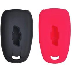 REPROTECTING Silicone Rubber Key Fob Cover Compatible with 2016-2021 Chevrolet Blazer Bolt EV Camaro Cruze Equinox Malibu Sonic Spark Traverse Trax Volt HYQ4EA