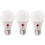 TriGlow T95201-3 LED Dusk-to-Dawn A19 Bulb, 9W (60W Equivalent) 800 Lumen, Non-Dimmable, Soft White 3000K, Dusk-to-Dawn LED Bulbs, 3-Pack