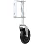 Shepherd Hardware 9785 9785E Spring Loaded Gate Caster, 4-Inch, Black