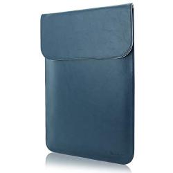Allinside 11-12'' Laptop Sleeve for MacBook Air 11 / MacBook 12, Synthetic Leather, Blue