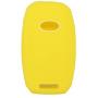 SEGADEN Silicone Cover Protector Case Holder Skin Jacket Compatible with KIA 4 Button Flip Remote Key Fob CV2154 Yellow