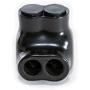 NSI Industries Polaris Black IT-4 Insulated Multi-Tap Connector- 2-Port Single-Sided Entry for 4-14 AWG Wire Range - Dry Locations - Dual-rated cooper and/or aluminum - 1.18-inch width, 1.38-inch height, 1.12-inch length - Hex size 1/8-inch - 12 Pack