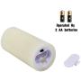 Antizer Flameless Candles Led Candles Pack of 9 (H 4'' 5'' 6'' 7'' 8'' 9'' x D 2.2'') Ivory Real Wax Battery Candles with Remote Timer