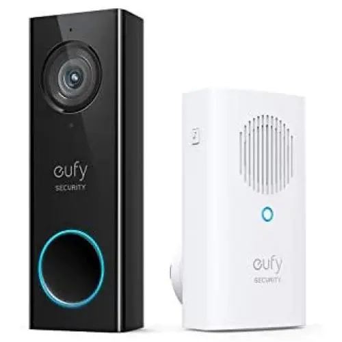 eufy Security, Wi-Fi Video Doorbell, 2K Resolution Video doorbell Camera, No Monthly Fees, Secure Local Storage, Human Detection, 2-Way Audio, Free Wireless Chime-Requires Existing Doorbell Wires eufy Security, Wi-Fi Video Doorbell, 2K Resolution Video doorbell Camera, No Monthly Fees, Secure Local Storage, Human Detection, 2-Way Audio, Free Wireless Chime-Requires Existing Doorbell Wires
