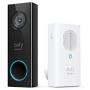 eufy Security, Wi-Fi Video Doorbell, 2K Resolution Video doorbell Camera, No Monthly Fees, Secure Local Storage, Human Detection, 2-Way Audio, Free Wireless Chime-Requires Existing Doorbell Wires