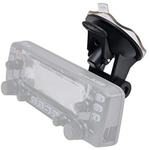 Quick Release Suction Cup Remote Mount Kit Panel Bracket for ICOM, Kenwood, YAESU, Alinco, Mobile Transceiver Radio