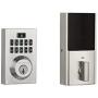 Kwikset 99140-019 SmartCode 914 Modern Contemporary Smart Lock Keypad Electronic Deadbolt With SmartKey Security and Z-Wave Plus, Satin Nickel