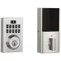 Kwikset 99140-019 SmartCode 914 Modern Contemporary Smart Lock Keypad Electronic Deadbolt With SmartKey Security and Z-Wave Plus, Satin Nickel