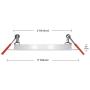 Ultra Slim 4 in. Color Selectable New Construction and Remodel Canless Recessed Integrated LED Kit (4-Pack)