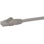 StarTech.com 1ft CAT6 Ethernet Cable - Gray CAT 6 Gigabit Ethernet Wire -650MHz 100W PoE RJ45 UTP Network/Patch Cord Snagless w/Strain Relief Fluke Tested/Wiring is UL Certified/TIA (N6PATCH1GR)