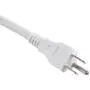 Amazon Basics 6-Outlet Surge Protector Power Strip with 2 USB Ports - 1000 Joule, White