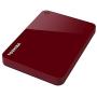 Toshiba (HDTC920XR3AA) Canvio Advance 2TB Portable External Hard Drive USB 3.0, Red