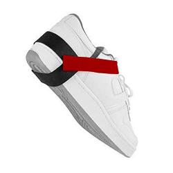 Static Care ESD Adjustable One Size Fits All Anti Static Heel Grounder Straps Single Piece Perfect for Grounding and Protecting Electronics Against Electric Shock - Red, 1 Piece