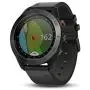 Garmin Approach S60, Premium GPS Golf Watch with Touchscreen Display and Full Color CourseView Mapping, Black w/ Leather Band Garmin Approach S60, Premium GPS Golf Watch with Touchscreen Display and Full Color CourseView Mapping, Black w/ Leather Band
