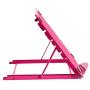 Baobeir Mesh Ventilated Adjustable Laptop Stand for Laptop/Notebook/iPad/Fire 7/Fire 8/Fire 10/Samsung Tab/Tablet and More (Pink)