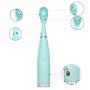 Electric Tongue Cleaner,Uniharpa Vibrating Tongue Scraper for Fresher Breath in Seconds Made by Soft Silicone (Blue）