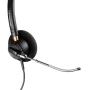 Plantronics HW520v Headset Bundle Mono Noise-Canceling and Inteli Cord, Compatible with Yealink, Polycom, Mitel, Cisco, Nortel, Shoretel Phones (HW520v Stereo Headset Bundle)