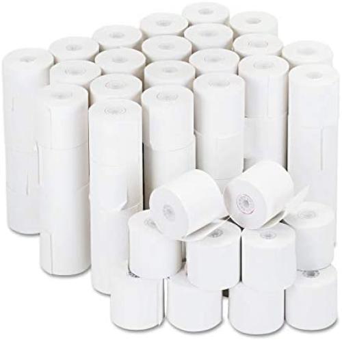 Universal 35705 Adding Machine/Calculator Roll, 16 lb, 1/2-Inch Core, 2-1/4-Inch x 126 ft,White, 100/CT