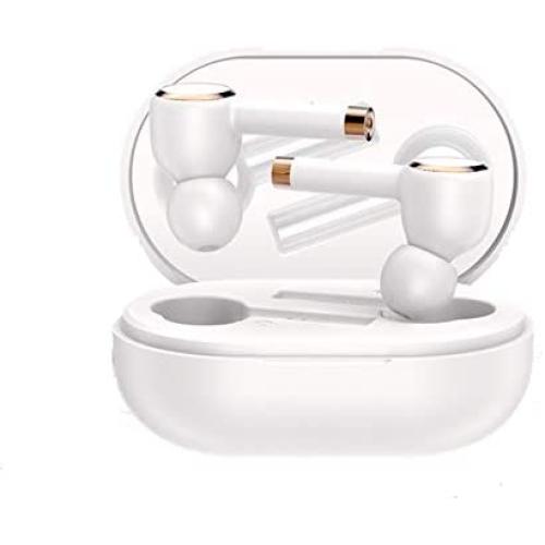 Bluetooth Headphones 5.0, Bluetooth Earbuds with Microphones, Pop Up Auto Pairing, Touch Control, 3D High-Definition Stereo with Noise Reduction, IPX5 Waterproof, Suitable for Android/iOS