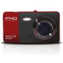 Minolta MNCD42 Full HD 1080P Wide Angle Car Dashboard Camera with G-Sensor, HDR, Loop Recording & 4'' LCD Screen, Red