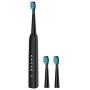 Electric Toothbrush, Electric Toothbrushes for Adults with 5 Modes, Smart Timer and 40,000 VPM Motor, IPX7 Sonic Toothbrush Electric, Rechargeable Power Electronic Toothbrush with 3 Tooth Brush Heads
