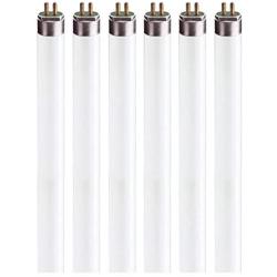 F8T5 Flourescent Light Bulbs - 12'' Under Cabinet Bulb - Cool White 4100k 8 Watt Tube Bulb - Pack of 6