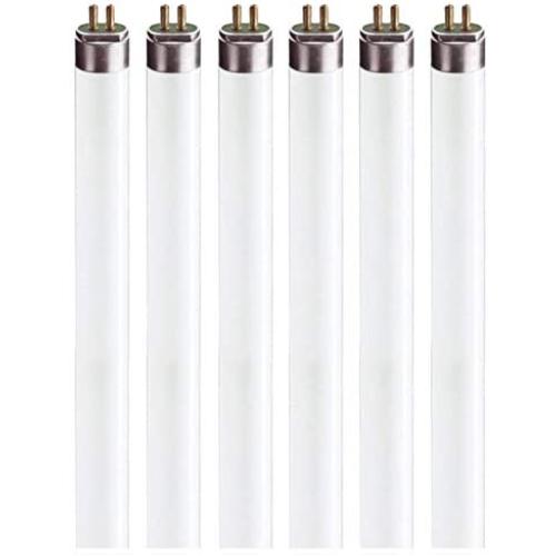 F8T5 Flourescent Light Bulbs - 12'' Under Cabinet Bulb - Cool White 4100k 8 Watt Tube Bulb - Pack of 6