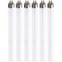 F8T5 Flourescent Light Bulbs - 12'' Under Cabinet Bulb - Cool White 4100k 8 Watt Tube Bulb - Pack of 6
