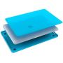 Kuzy MacBook Pro 13 inch Case 2020 2019 2018 2017 2016 Release A2338 M1 A2289 A2251 A2159 A1989 A1706 A1708, Non-Slip, Fully Vented Plastic Hard Shell MacBook Pro Case with Touch Bar, Aqua