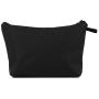 Hearts Makeup Bags, Cosmetic Travel Pouches in 2 Sizes (Black, 2 Pack)