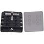 circuit breaker Fuse Block W/Negative Bus - JOYHO 6 Way Fuse Distribution Box with Ground, With Protection Cover, Bolt Connect Terminals, 70 pcs Stick Label, for Automotive Vehicle Boat Marine