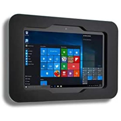 TABcare Security Anti-Theft Acrylic Case for MS Surface Go, Go 2 as Kiosk, POS, Store, Show Display. Configured as VESA, Wall Mount, Desktop Stand (Black, Wall Mount)
