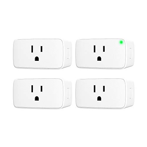 VOCOlinc Smart Plug Mini Siri WiFi Outlet Socket Works with HomeKit (iOS13+) Alexa Google Assistant Nest Hub Voice Control Remote Access Timer No Hub Required 15A 1800W 2.4GHz Smartbar (4PACK)