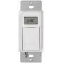 Intermatic ST01 7 Day Programmable In Wall Digital Timer Switch for Lights and Appliances, Astronomic, Self Adjusting, Heavy Duty,White