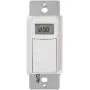 Intermatic ST01 7 Day Programmable In Wall Digital Timer Switch for Lights and Appliances, Astronomic, Self Adjusting, Heavy Duty,White