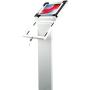 CTA Digital: Premium Locking Floor Stand Kiosk for iPad 10.2-Inch (7th & 8th Gen.), 11-Inch iPad Pro/iPad Air 3/iPad Gen. 5-6/iPad Pro 10.5/Galaxy Tab A 9.7''& More, White