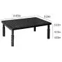 Hippo & Frog Metal Desk Monitor Stand Riser, 3 Height Adjustable