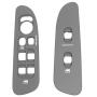 2Pcs New Window Switch Bezel,Driver & Passenger Side, Taupe Switch Panel Set for 2002-2010 Dodge Ram 1500 2500 3500