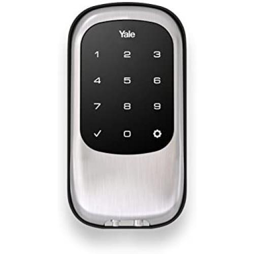 Yale Security YRD120-NR-619 YRD120NR619 Key Free Touchscreen Deadbolt, Satin Nickel