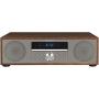 Crosley CR3501A-WA Fleetwood Bluetooth FM Clock Radio and CD Player, Walnut