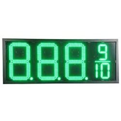 LED Sign 20'' LED Gas Station Electronic Fuel Price Sign Green Color Motel Price Sign